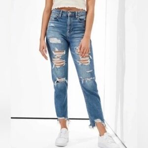 6 American Eagle Mom Straight Jean